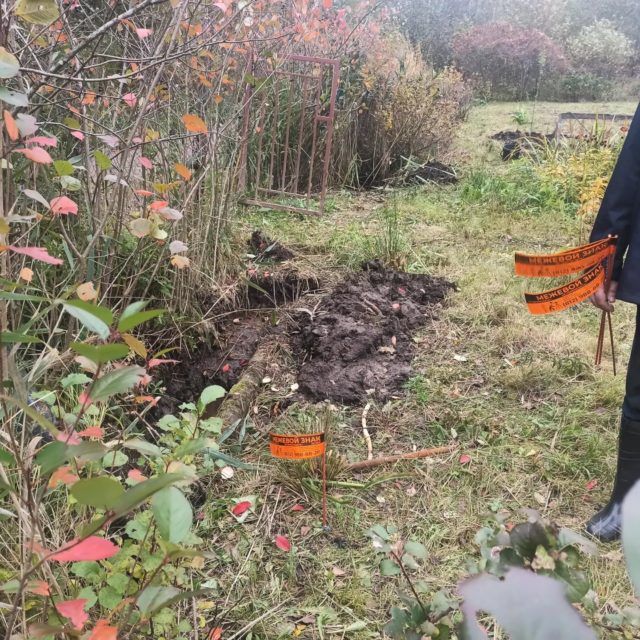 Поставили границы в СНТ Грибное